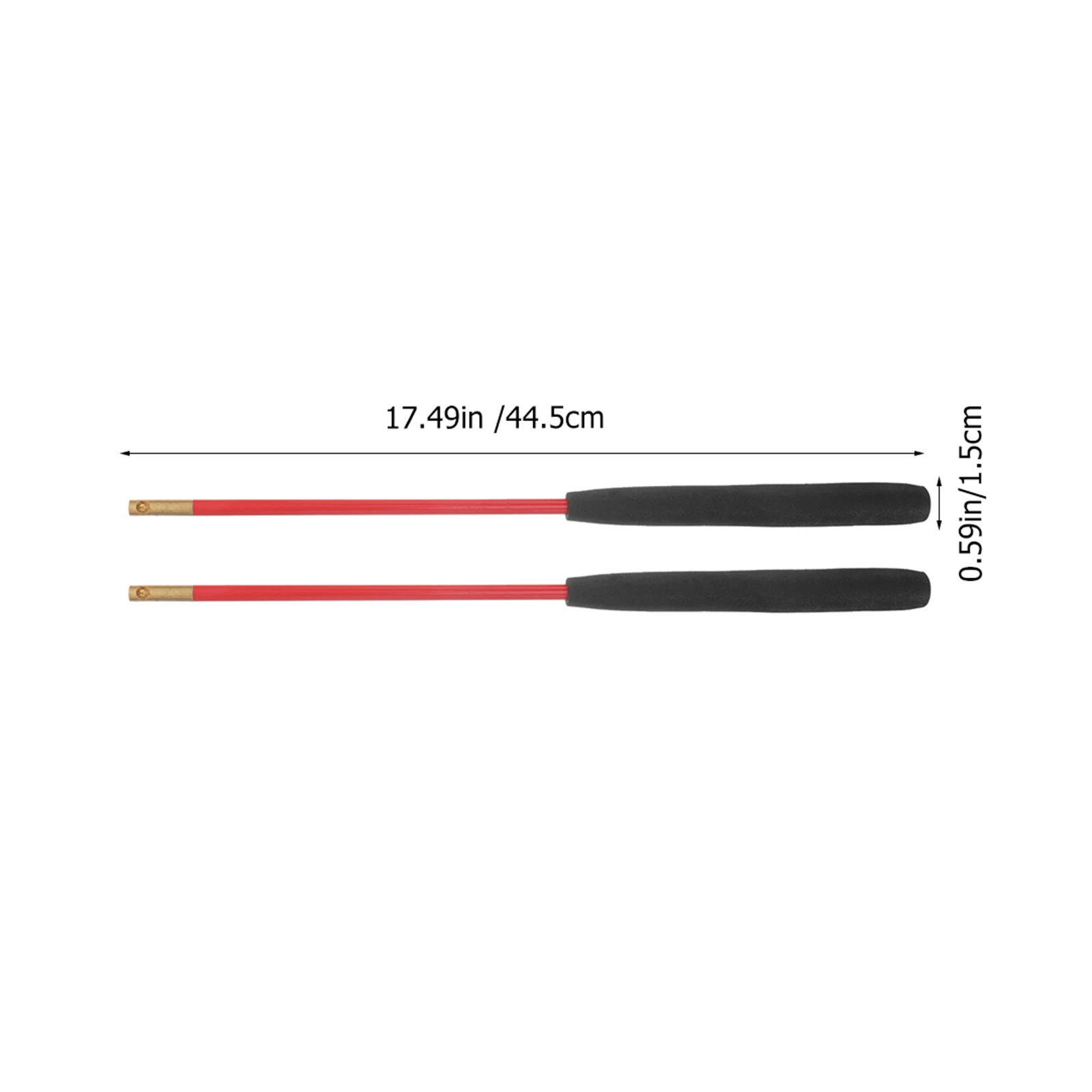 44.5cm profesjonalny sztyft Diabolo, uchwyt antypoślizgowy, stały drążek do żonglerki