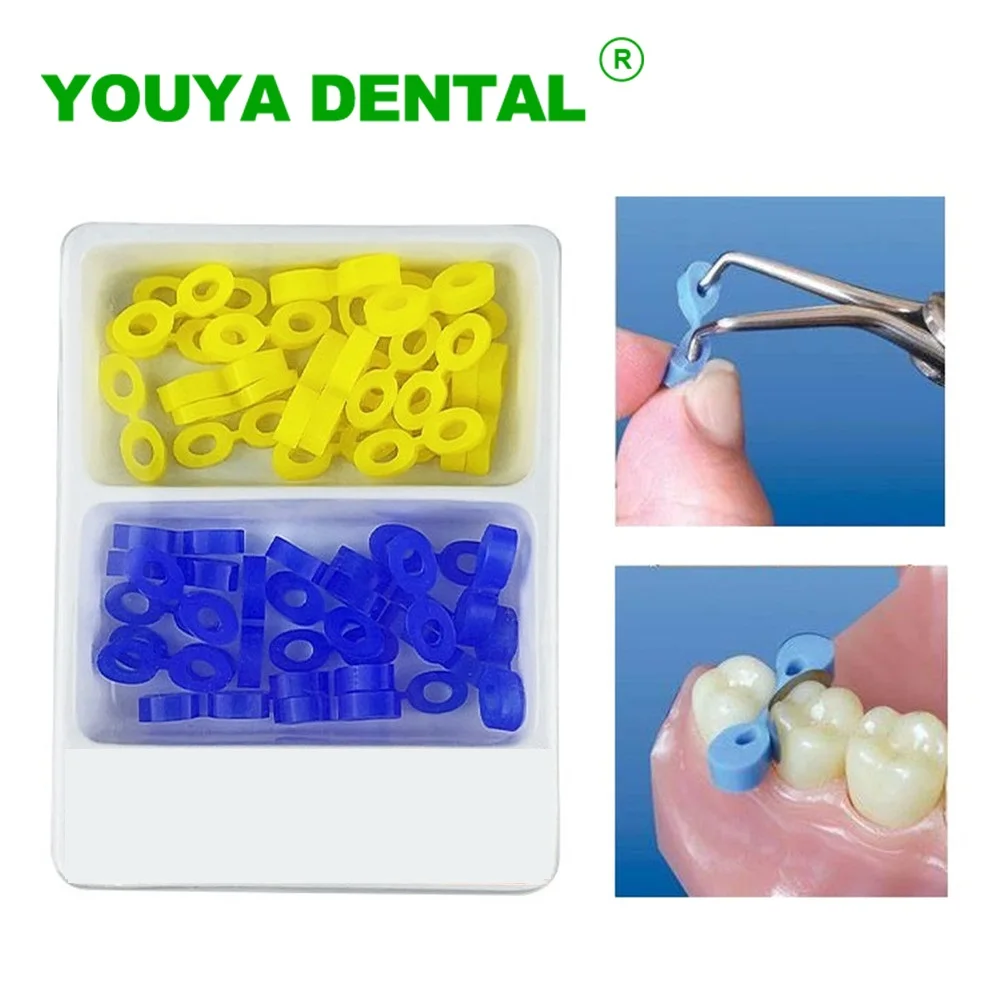 Dental Elastic Wedges Rubber Fixing Wedges Dental Wedge Matrix Matrices Dam Composite Tooth Seperator Dentist Accessories