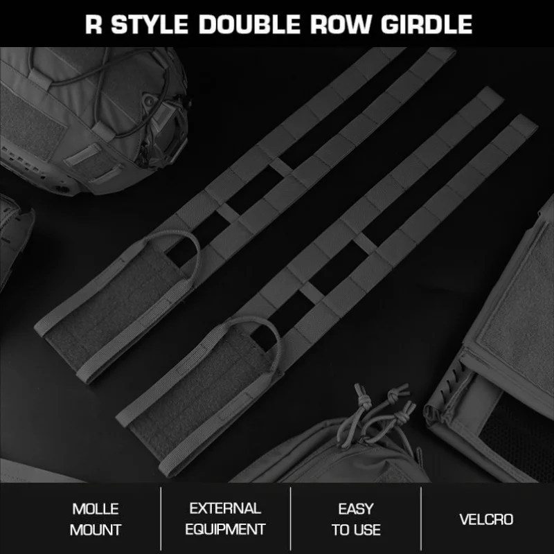 

R style double row waist seal, compatible with R series JPC3.0, JPC1.0, JPC2.0, AVS, SPC vest