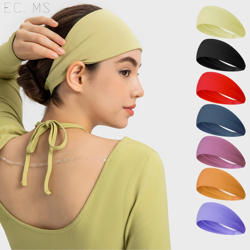 Women Sports Headband Light Weight High Elastic Zero Feeling Evrlue Yoga Pilates Running Daily GYM Exercise Wide Hairband