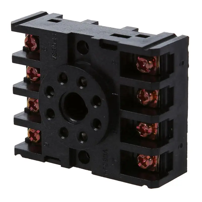 LLCS-6X New 8 Round Pin 8-Pin PF083A Relay Base Socket