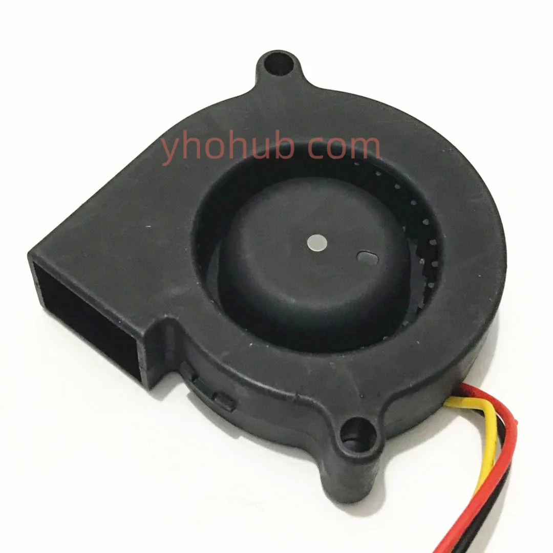 Y.S TECH BD125115EL DC 12V 0.35A 50x50x15mm 3-Wire Server Cooling Fan