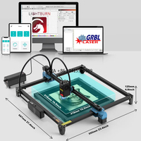 TWOTREES TTS 20W High Powered OEM Industrial Grade Hermetic Sealing 418*418mm Machine Work Area 450nm Blue Diode  Engraver