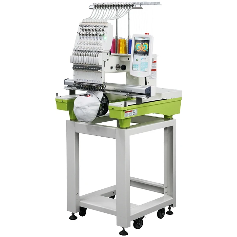 Computerized Embroidery Machine Multi-needle Commercial Sewing Machine for Custom T-Shirt Cap Hat Jacket Business