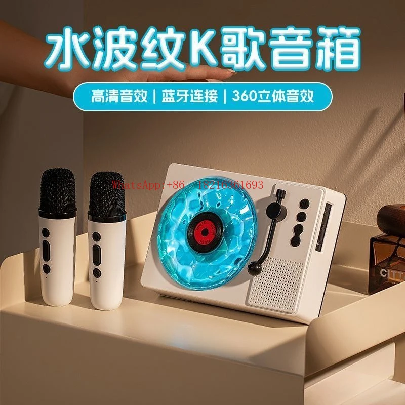 

Bluetooth-колонка с микрофоном, универсальная, беспроводная, для дома, подарок на день рождения