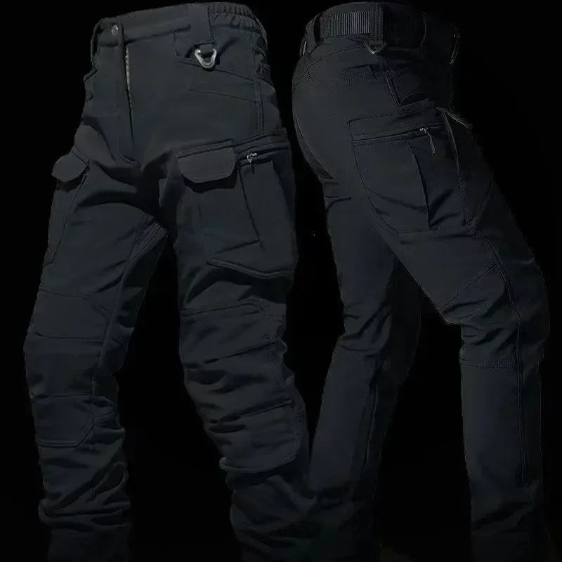 Veste et pantalon d'alpinisme coupe-vent et imperméables pour hommes, velours épais, extérieur, enveloppeur, coquille souple, gardien, hiver, 2024