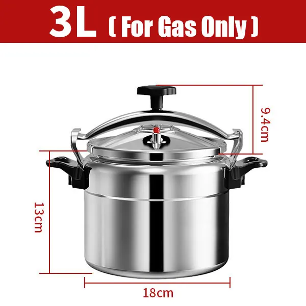 PGY 3L/5L/7L Professioneller Schnellkochtopf, robuste, explosionsgeschützte Kochtöpfe aus Aluminium für Gasherd 4