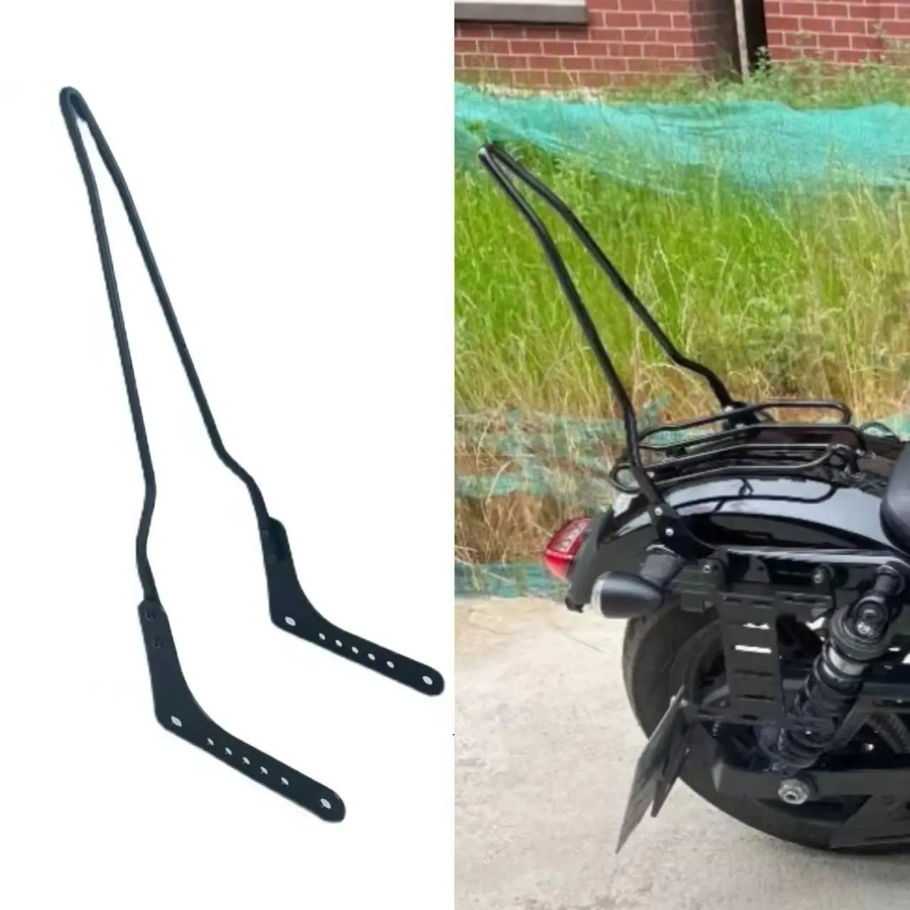 

Motorcycle Sissy Bar For CFMOTO 450CLC Integrate Backrest Detachables Passenger 450 CLC CL-C CLC450 450CL-C Accessories Sissybar
