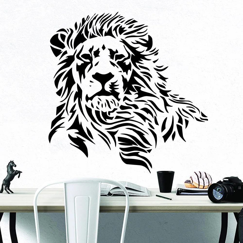 Lion Wall Decal Art Vinyl Stickers For Kids Rooms Decoration Decoration Accessories Murals