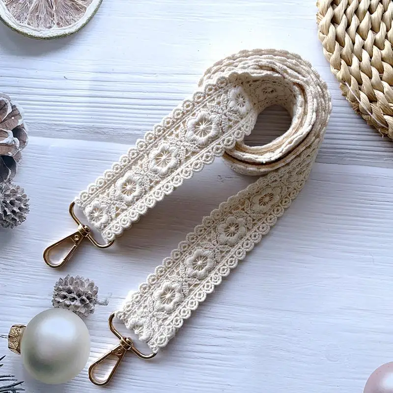 Handmade Cotton  Crossbody Bag Strap Adjustable Camera Strap Replacement Phone Lanyard Backpack Strap Fashion Accessories