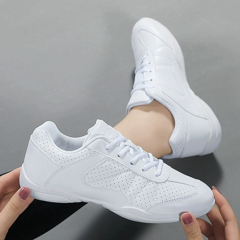 Sports Shoes Aerobics Women Shoes Soft Bottom Cheerleading Shoes Training Square Dance Shoes Children Female Adult Gym Shoes