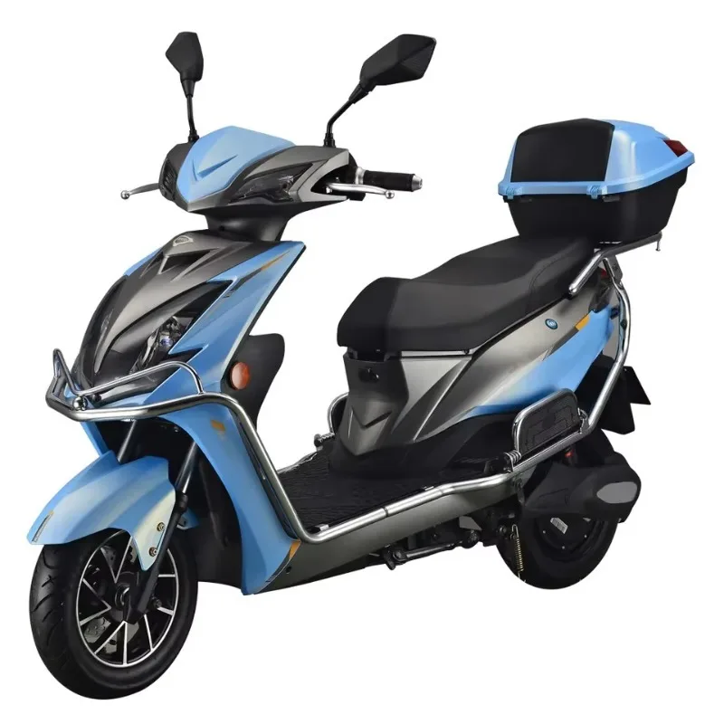 Skuter Listrik Zuimi Long Range 60v Untuk Dewasa Motor Brushless Digital Pintar 6-Percepatan Tipe Elektronik Cerdas