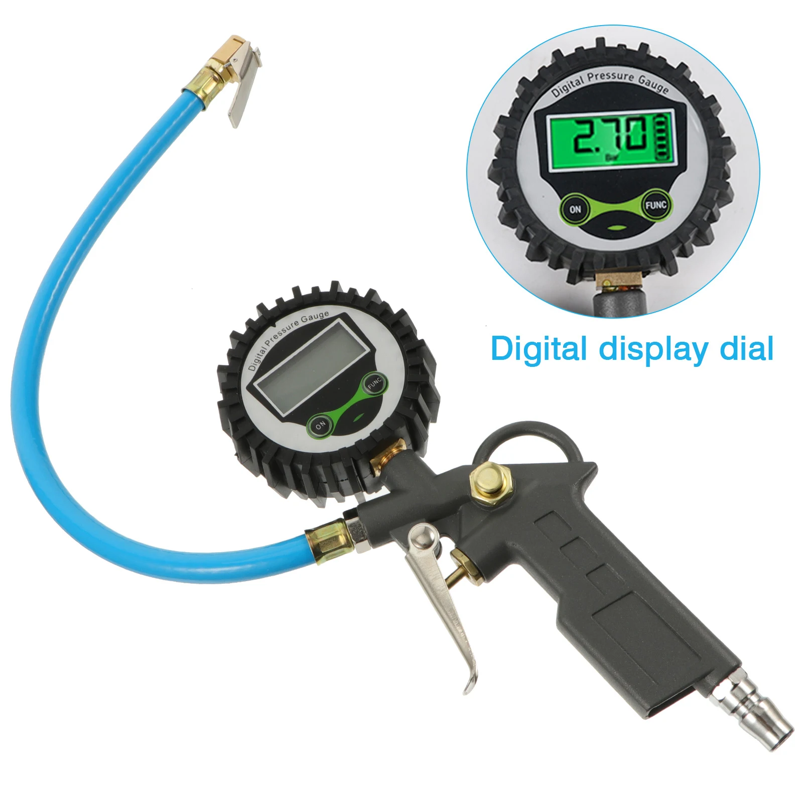 

Digital Tire Pressure Detection Meter Gauge Air Tester Accuracy Checker Lightweight Durable Precise Measurement Small