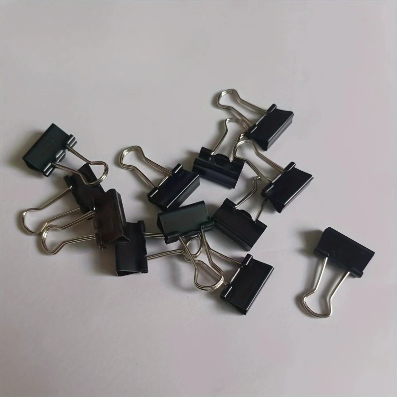 60pcs Sturdy Rustproof Small Metal Binder Clips Paper Holders Office Classroom Educators School Supplies Fichario Escolar