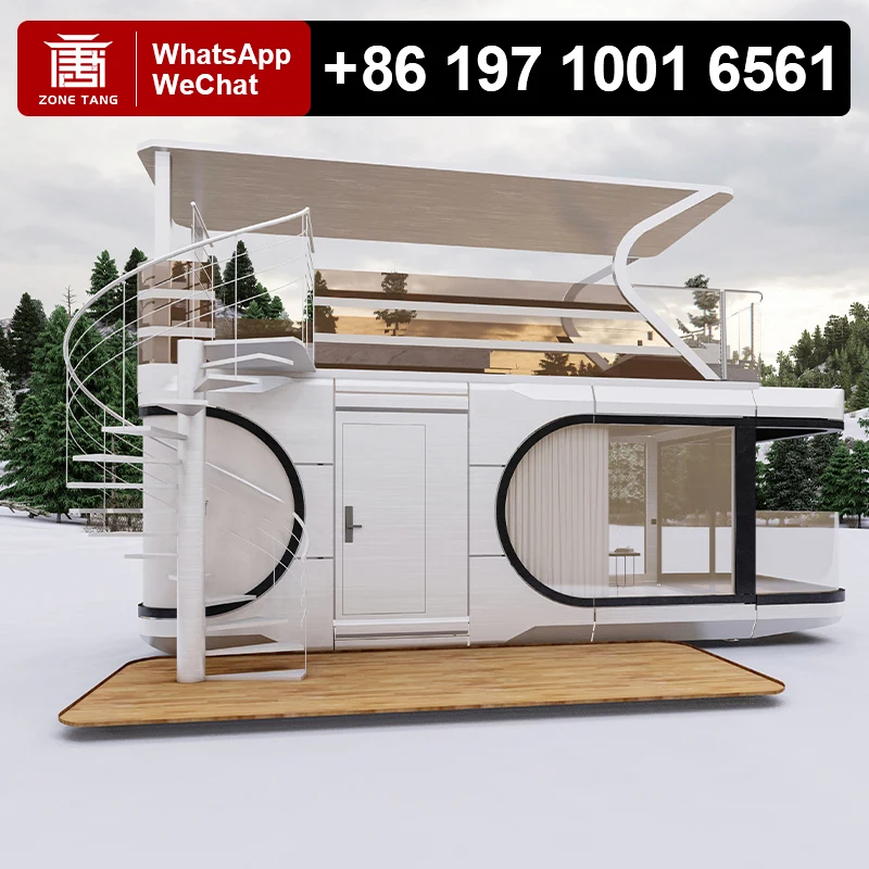 

Residential House Capsule Leak Proof Space Capsules Houses Container Housing Thermal Insulation Prefabricated Modular House Home