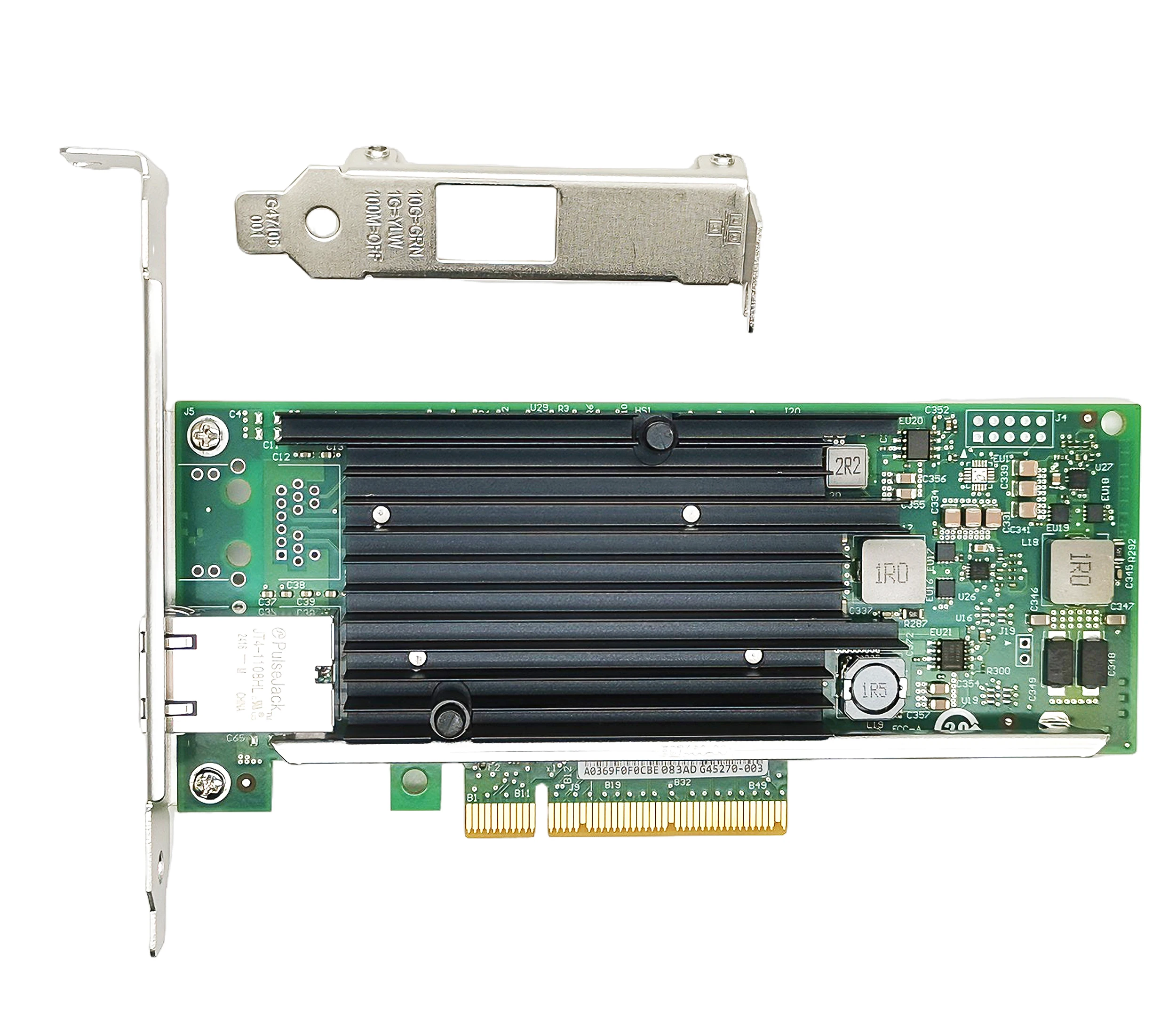 بطاقة LAN لخادم إيثرنت 10 جيجابت NIC X540T2 منفذ RJ-45 مزدوج PCIex8 محول شبكة متقارب لإنتل X540-BT2 لنظام التشغيل Windows وVMware
