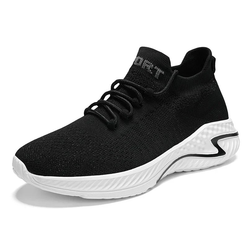 

Lovers Large Size Lightweight Running Shoes Flying Woven Cotton Breathable Casual Sports Shoes