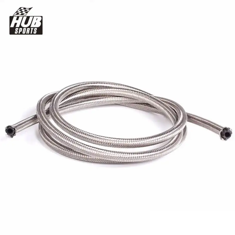 AN 8 1meter Stainless Steel Braided hoses Fuel Oil Line Hose track drift racing HU-AN8 HOSE