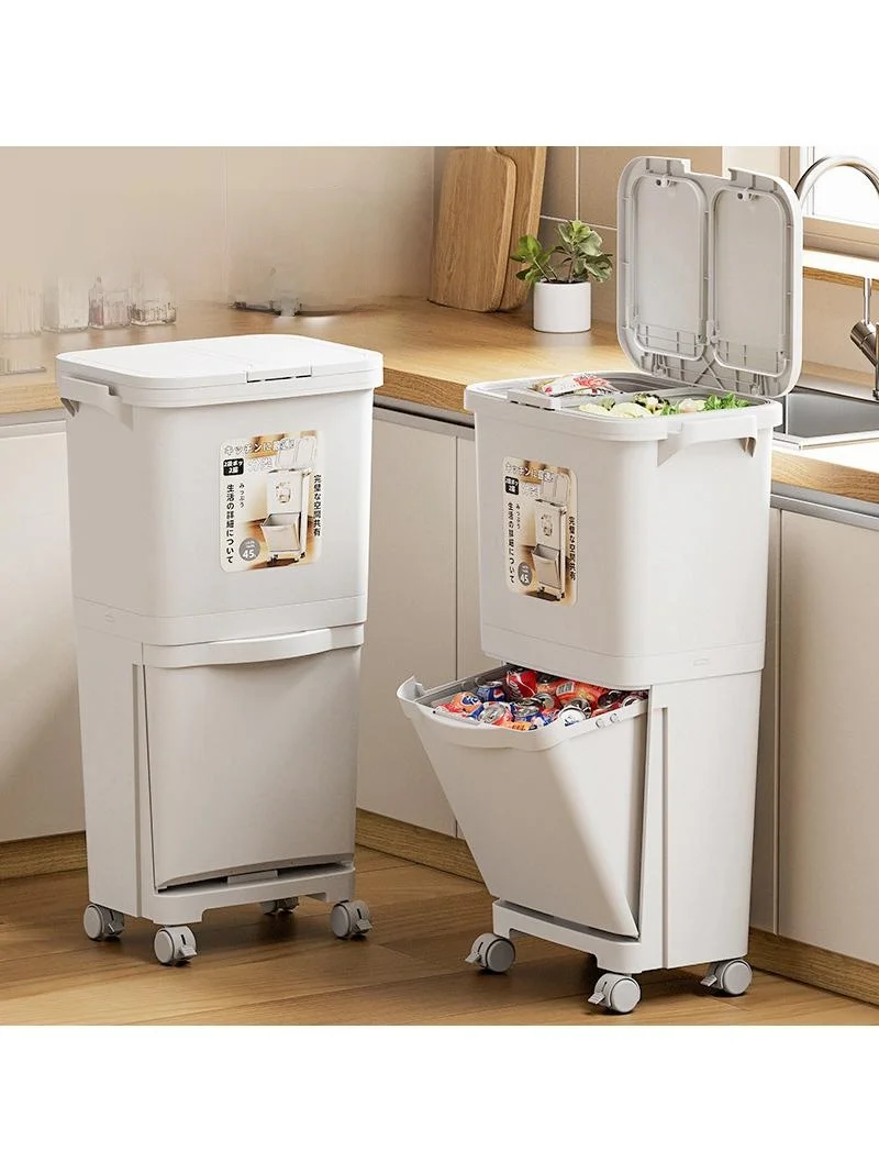 kitchen-trash-can-large-capacity-double-layer-dry-wet-classification-cover-no-need-to-bend-over-press-type-new-style-home-use