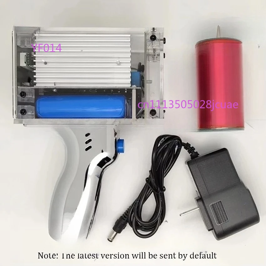 Handheld Tesla Coil High Voltage Generator, 80W 6A Portable Artificial Lightning Making Tool