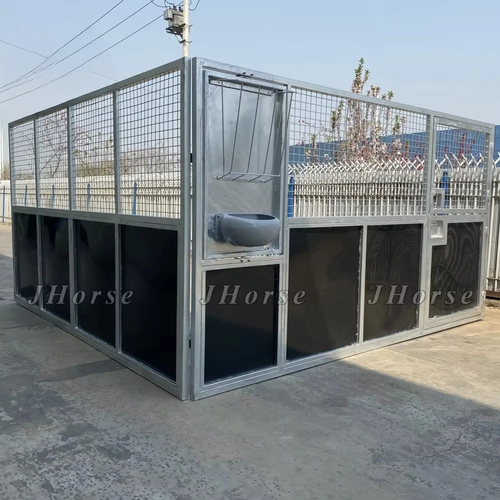 

Classic Cheap Customized Easy to Clean HDPE Infill Portable Horse Stables Panels Horse Stall for Sale