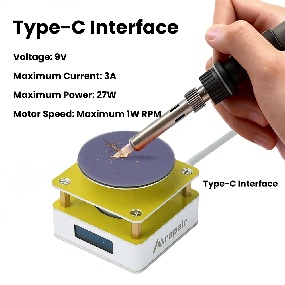 

DC 9V 27W MultiFunction Compact Home Electric Metal Grinder DIY Desktop Polishing/Grinding/Rust Removal All-in-One Machine 2026