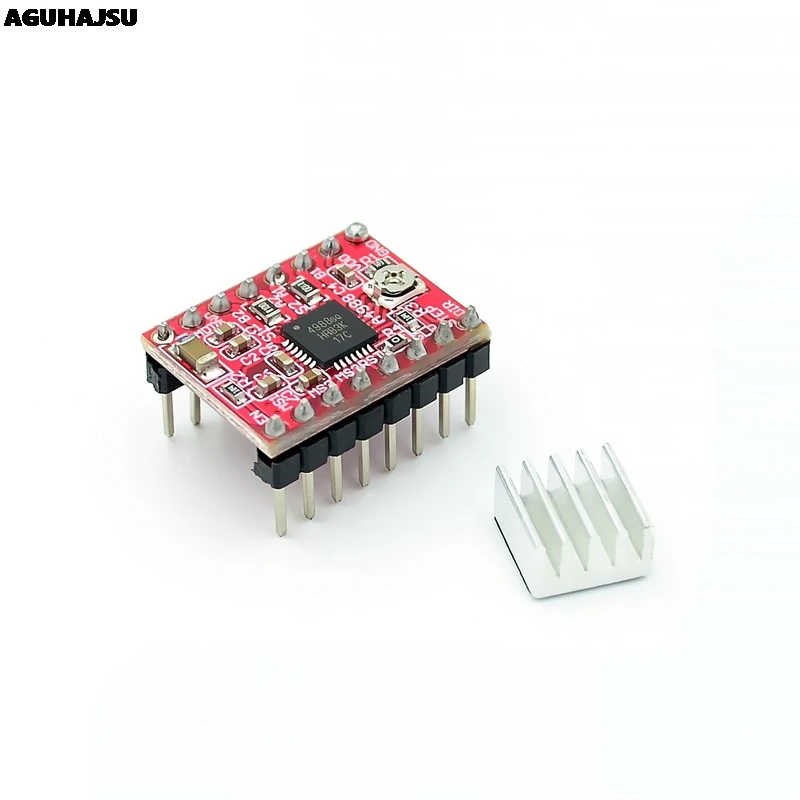 3D Printer Parts Stepstick A4988 DRV8825 Stepper Motor Driver Module With Heatsink Reprap Ramps 1.4/1.5/1.6 Control Board MKS