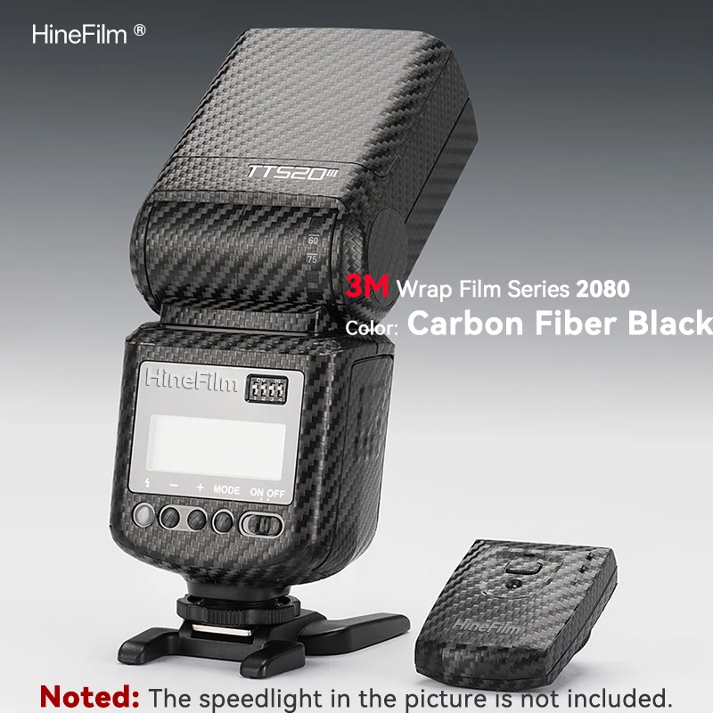 Hinefilm الجلد ل Godox TT520III كاميرا Speedlight ملصق مائي جلود التفاف غطاء ل Godox TT520 III فلاش قسط ملصق الاعوجاج فيلم