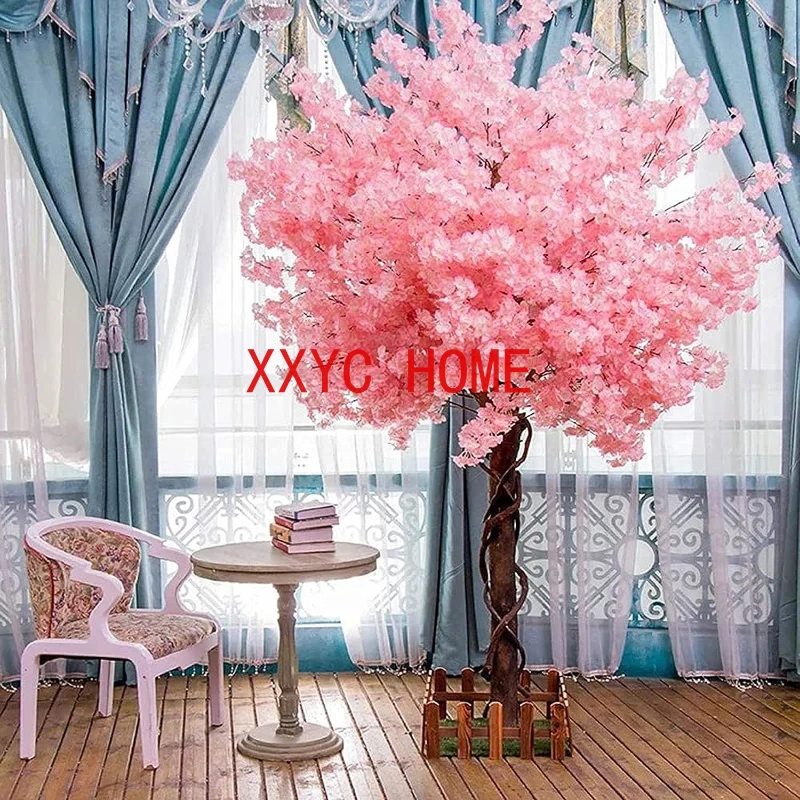 Artificial Cherry Handmade Light Pink Tree Indoor Outdoor Home Office Party Wedding