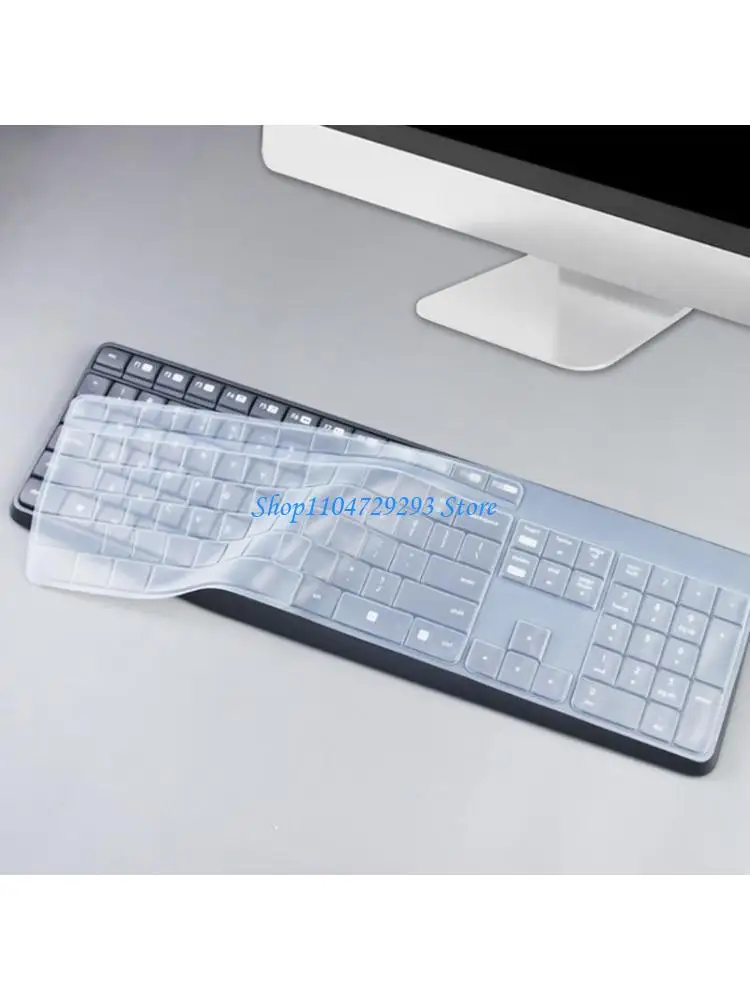 

Y2GD Keyboards Cover for for K235 K375 MK235 MK315 Wireless Transparents Silicone Protective Skin Case