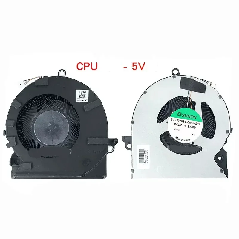 

New Genuine Laptop Cooler CPU GPU Cooling Fan For HP OMEN 7/8 16-B 16-C TPN-Q265 TPN-Q267