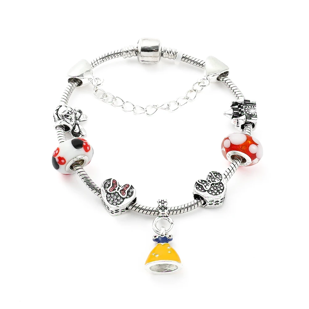 Cross-border Amazon new product hot-selling Mickey Mickey accessories diy Panjia series Mickey Mouse bracelet