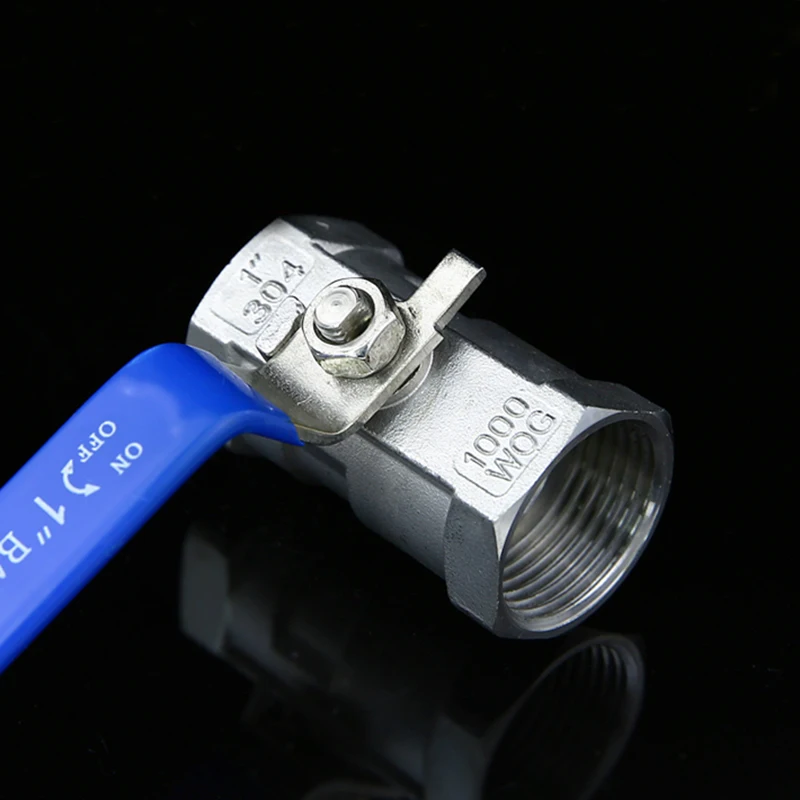 Sanitair aansluiting Kogelklepschakelaar Binnendraad RVS kraan SS304 BSPT 1/2 DN15