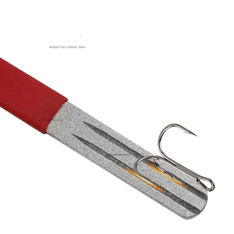 1pc Fishing Hook Sharpener Portable Mini EDC Pocket Fish Hook Sharpen Tool for Camp Hike Outdoor Accessory
