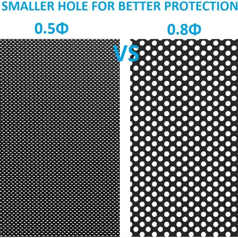 PC Computer Case Fan PVC Dust Mesh Filter Mesh Magnetic Frame 12/24/36cm to The Speaker or Air Vent of Power Supply and pc case