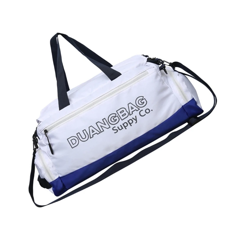 E74B Grote capaciteit Dames Heren Sport Gym Schoudertas Nylon Waterdichte Crossbody Reizen Grote rugzak voor buitenactiviteiten