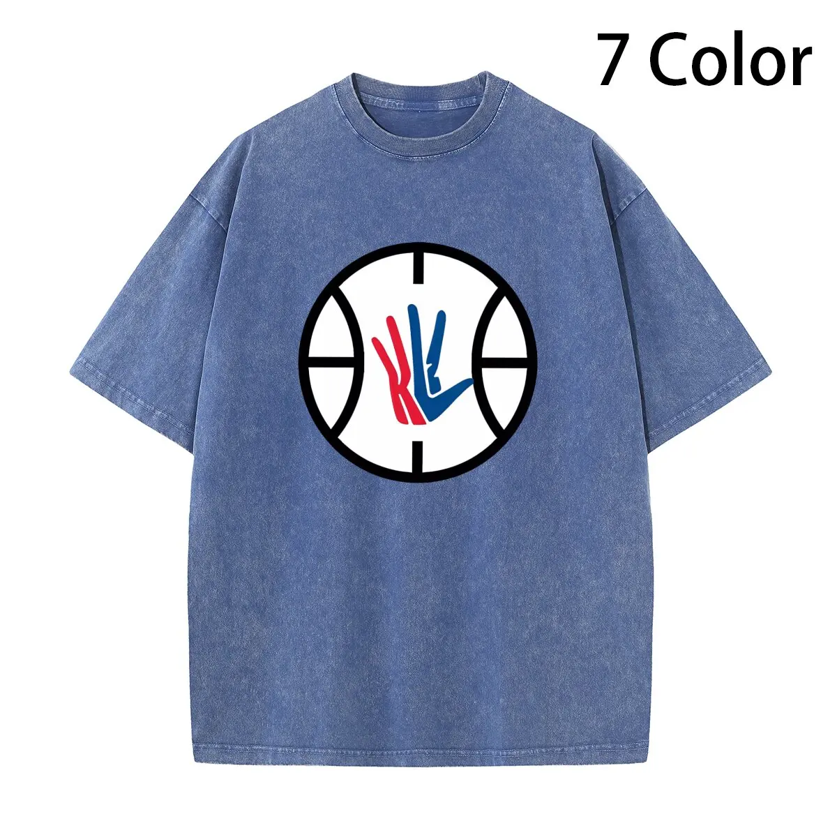 Kawhi Leonard LA Clippers Logo T-shirt Kawhi Leonard Klaw Clipper Basketball Clips La Lac Sport 100%Cotton Short Sleeve