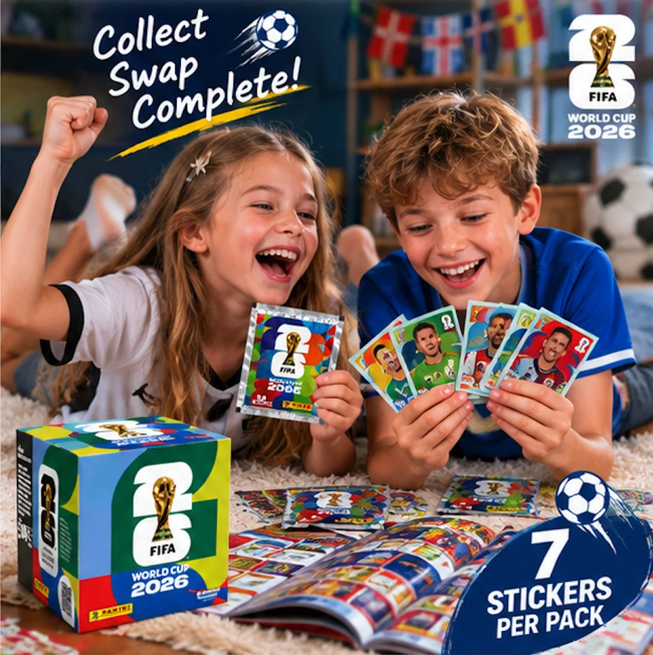 Genuine 2026 FIFA Panini World Cup Sticker Collection International Version Version Limited Football Souvenir Holiday Gifts