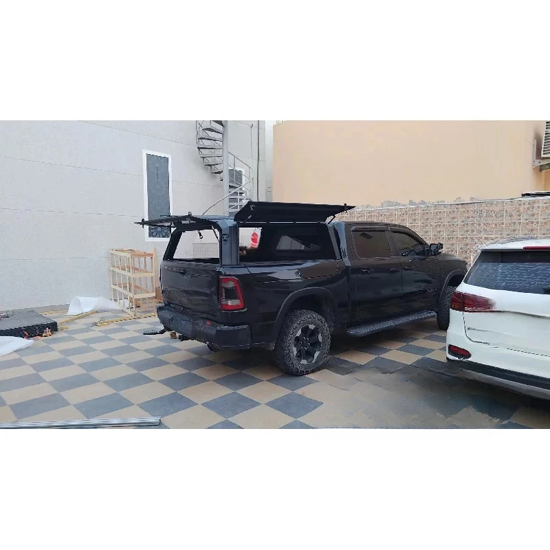 Offroad Truck Bed Canopy With Rambox Fit 1500/2500 5.7&6.4 Feet Bed