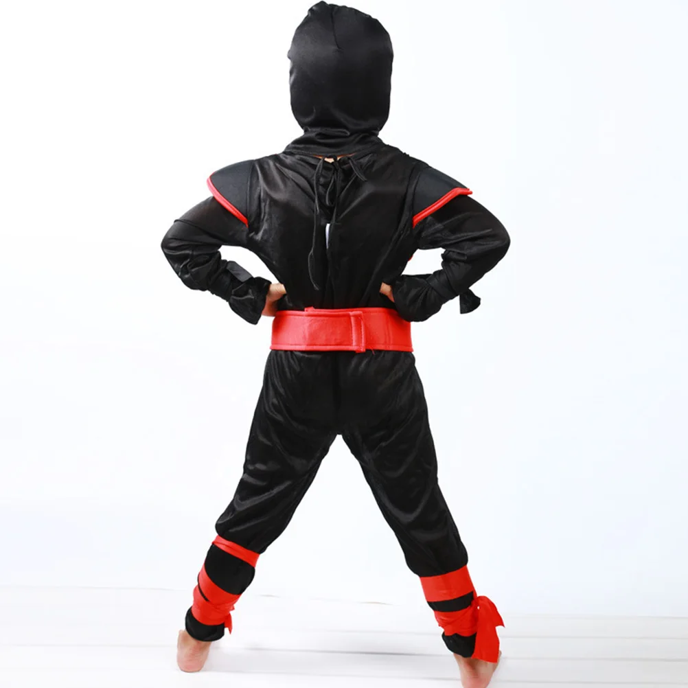 

Children Ninja Costume Cosplay Robe Performance Kids Prop Party Clothing Set Comfortable Easy Clean Store Good Material Photo