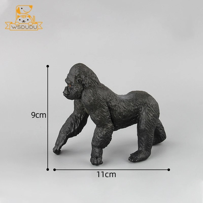 Gorilla Figures Mother Kid Orangutan Action Toy Baby Ape Animal Model Chimpanzee Figurines Cute Decoration Statue Children Gifts