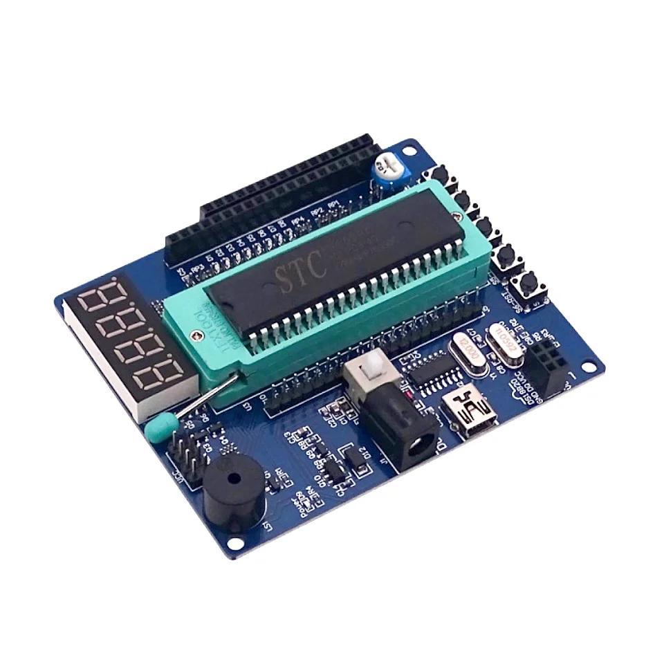 51 MCU development board STC89C52 learning board AVR minimum system AT89S51 intelligent car test board