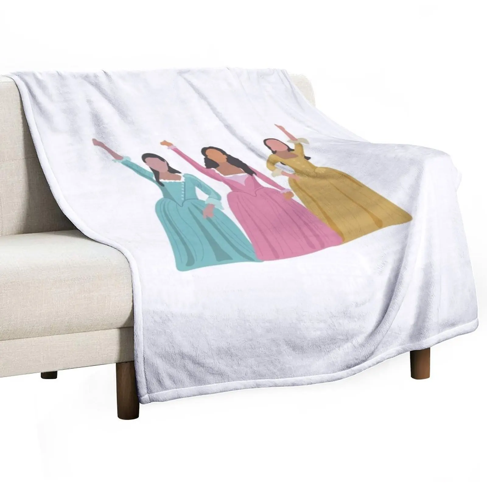 

Schuyler Sister (large) Throw Blanket Luxury for sofa Blankets