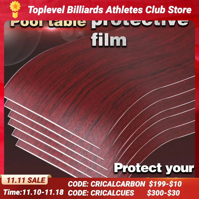 Pool Table Protective Film, Smulation Grain, Wood Film, Quality Assurance, Desktop Protection Use, Safety Simple Box Packaging