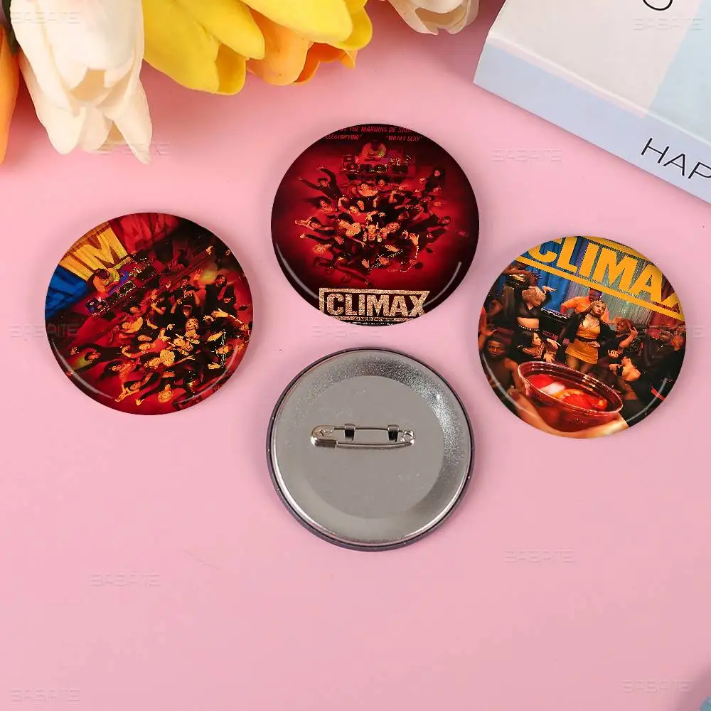 Climax Movie New Brooches Soft Button Pin Funny Silly Gnarpy On A Skateboard Meme Badge Gamer Collection Gifts