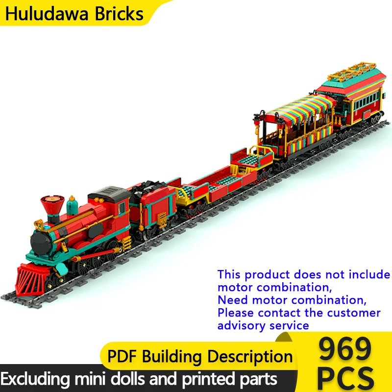 مدينة نموذج سيارة MOC قوالب بناء مهرجان الربيع الصيني قطار وحدات التكنولوجيا الهدايا عطلة تجميع ألعاب أطفال البدلة