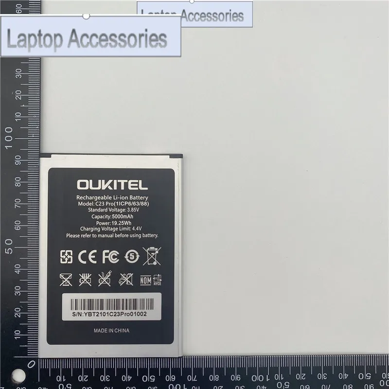 F HJ  100% original battery for OUKITEL C23 Pro battery 5000mAh Long standby time High capacity for OUKITEL C23 Pro battery