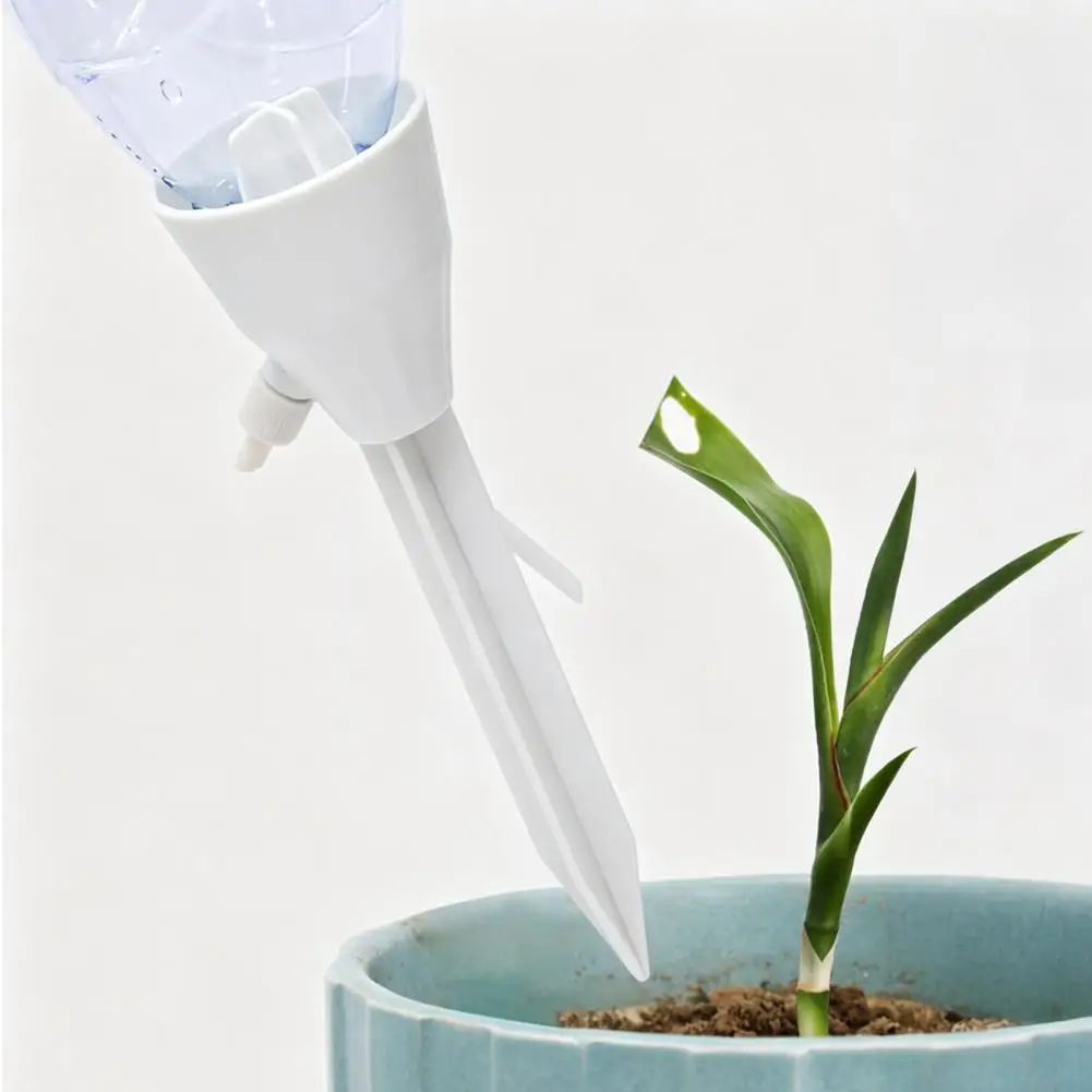 Flower Waterer Adjustable Drip Self Watering Stakes, Hands Free Plant Watering Solution for Indoor Outdoor Plants