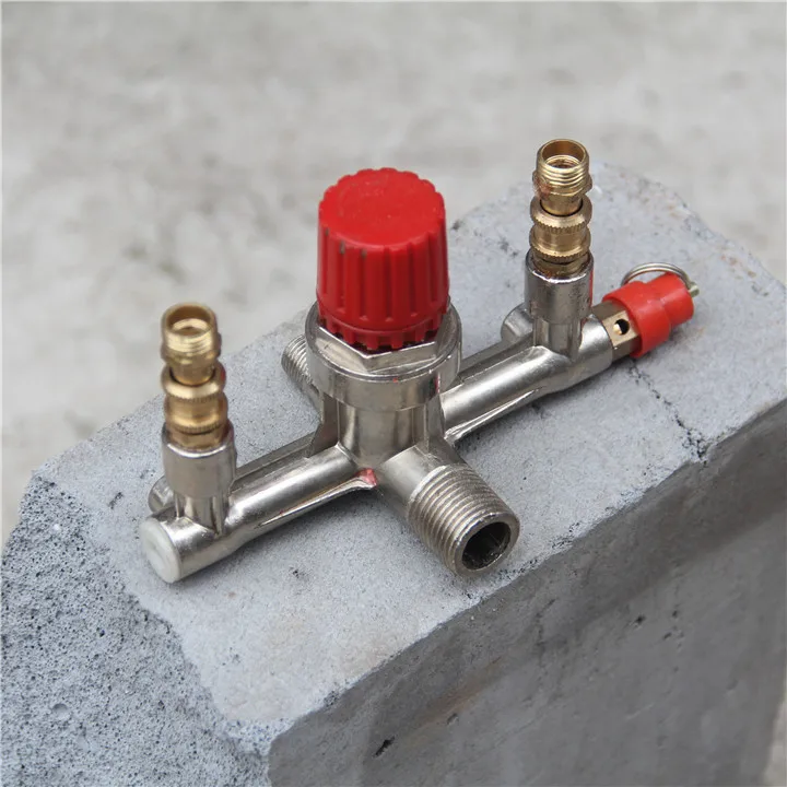 Oil free silent air compressor pump accessories switch bracket seat vent valve wholesale