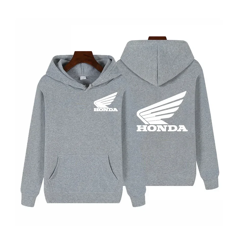 Honda logotipo impressão hoodie masculino feminino casual na moda moletom clássico ao ar livre correndo honda roupas esportivas streetwear com capuz